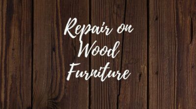  Repair on Wood Furniture
